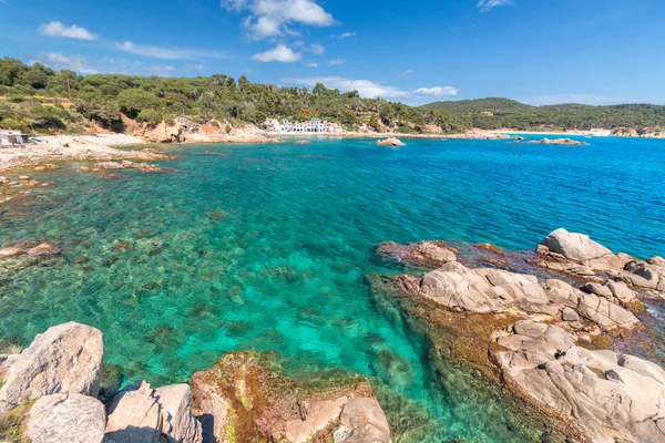 Detalle de la costa española (Costa Brava, Fosca ) — Foto de Stock