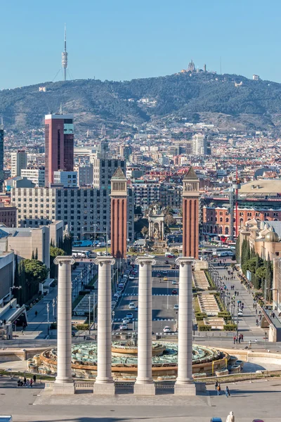 Краєвид з Барселони (Іспанія) — стокове фото
