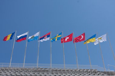 farklı ülkelerin bayrakları