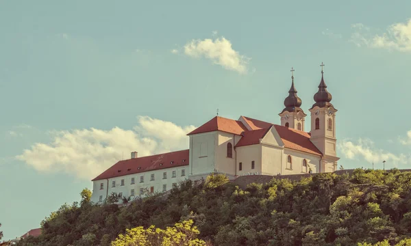 Benedictine abbey in Tihany, Hungary — Stock Photo, Image