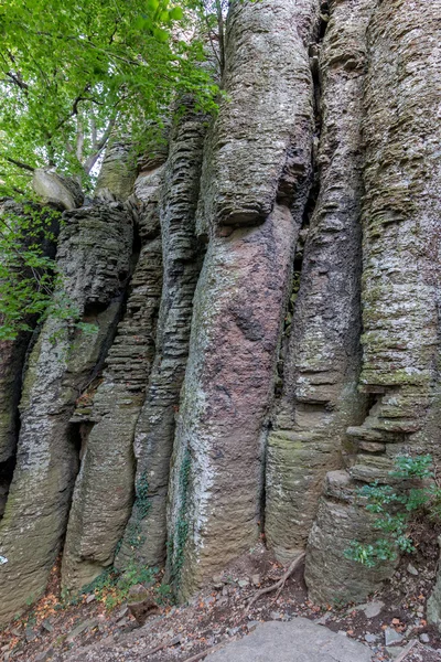 Rocce di basalto colonnare — Foto Stock