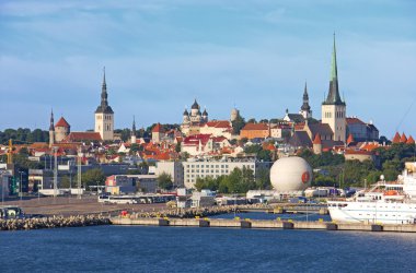 Tallinn deniz görünümü.