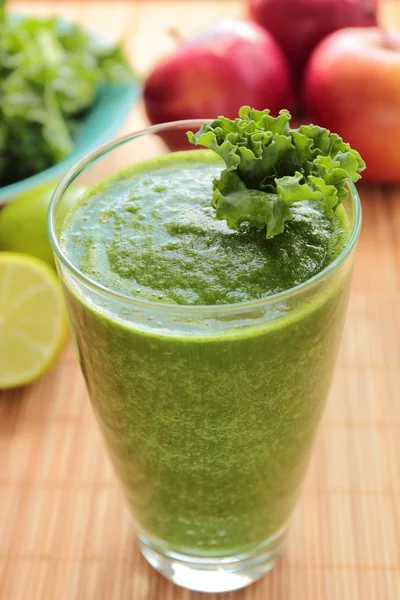 Glass with healthy smoothie — Stock Photo, Image