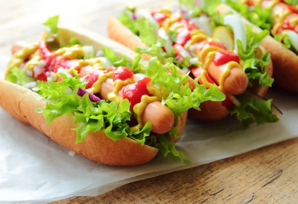 Hot dogs — Stock Photo, Image