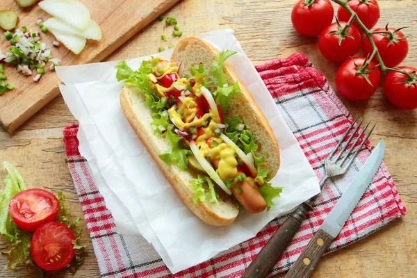 Hot dog — Stock Fotó