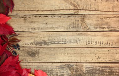 ahşap Komiteler ile sonbahar arka plan