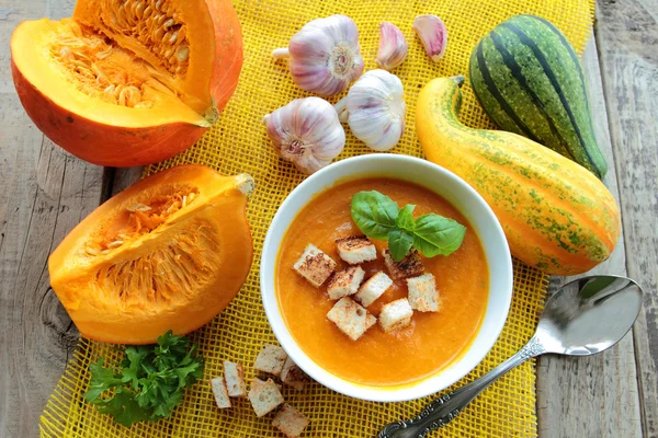 Sopa de calabaza — Foto de Stock