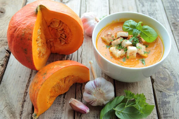 Sopa de calabaza — Foto de Stock