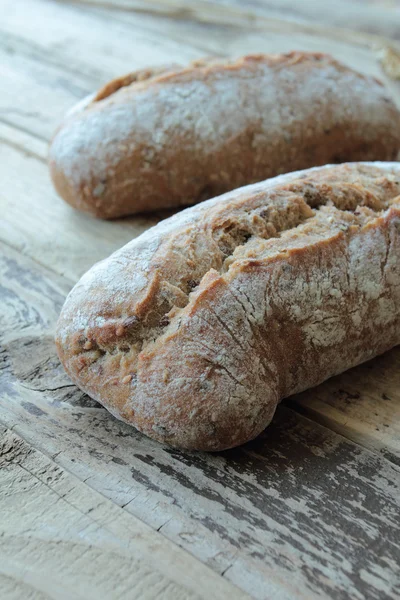 Rollos de pan caseros de trigo —  Fotos de Stock