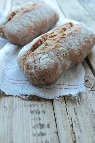 Wheat homemade bread rolls — Stock Photo, Image