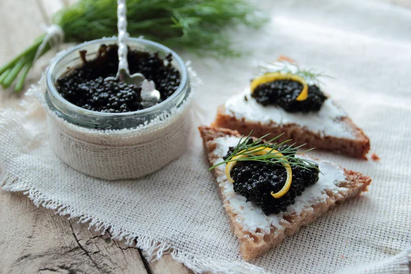 Kaviar hitam — Stok Foto