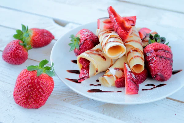 Crêpes aux fruits — Photo