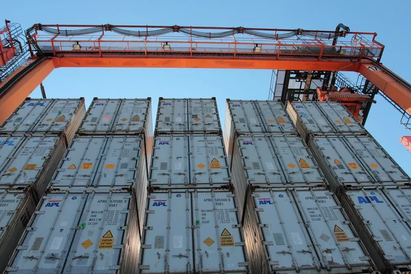 Terminal de contenedores — Foto de Stock