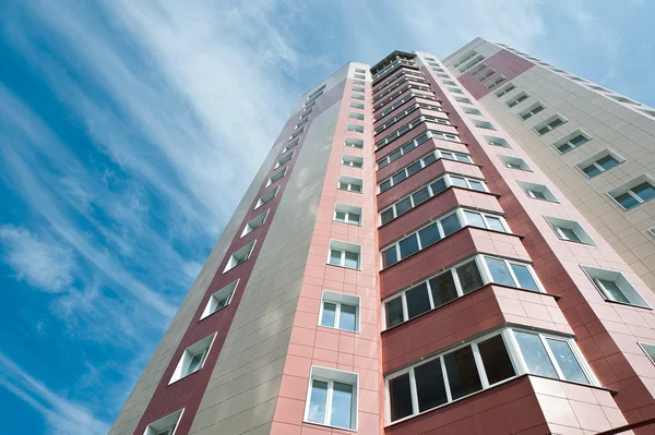 High-rise house on blue sky background — Stock Image High-rise house on blue sky background Stock Image