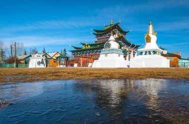 Rusya, Buryatia 'daki Ivolginsky Datsan Budist Tapınağı