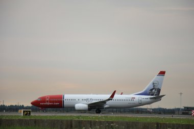 Amsterdam, Hollanda - 9 Ağustos 2015: Ln-Ngp Norveç Boe