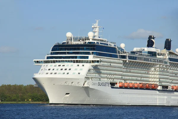 Velsen, Países Bajos - 16 de mayo de 2015: Celebrity Silhouette — Foto de Stock