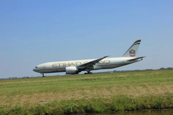 Amsterdam, Nederland - 12 juni 2015: A6-Ddb Etihad Airways — Stockfoto