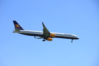 Amsterdam Hollanda - 5th Mayıs 2016: Tf-Fix Icelandair imzaladığı