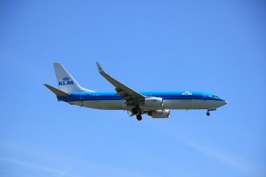 Amsterdam Hollanda - 5th Mayıs 2016: Ph-Bxy Klm Royal Dutch