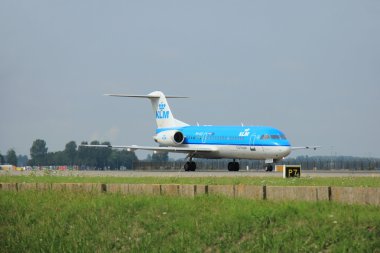 Amsterdam, The Netherlands - August 10 2015: PH-KZI KLM Cityhopp