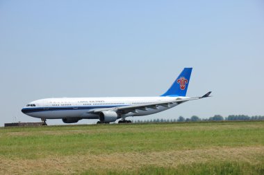 Amsterdam, The Netherlands - June 12 2015: B-6515 China Southern