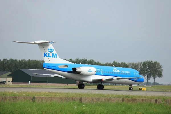 Amsterdam, The Netherlands - August 10 2015: PH-KZU KLM Fokker F — 图库照片