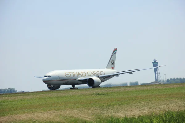 Amsterdã, Holanda - 12 de junho de 2015: A6-DDB Etihad Airways — Fotografia de Stock