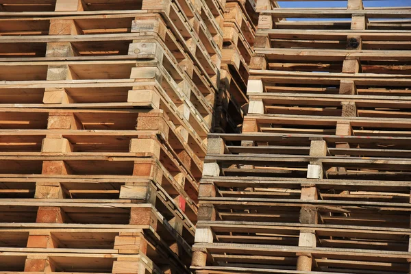 Wooden Pallet storage — Stock Photo, Image