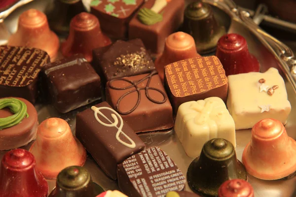 Luxe kerst chocolade — Stockfoto