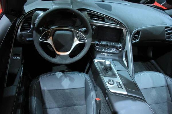 Moderne auto-interieur — Stockfoto