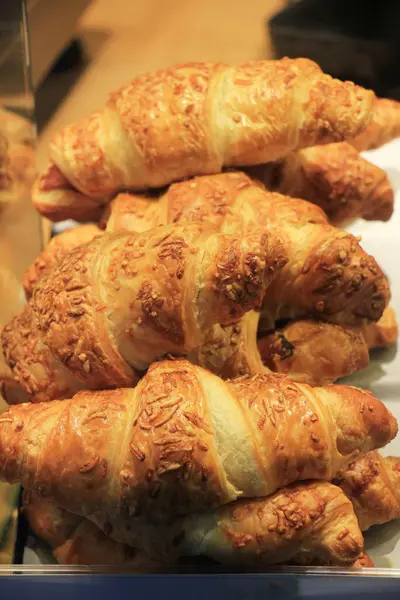 Fresh made croissants — Stock Photo, Image