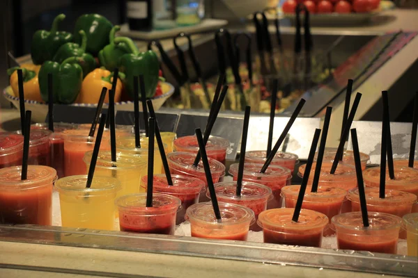 buz üstünde smoothies