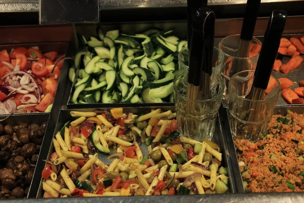 Salad buffet at restaurant — Stock Photo, Image