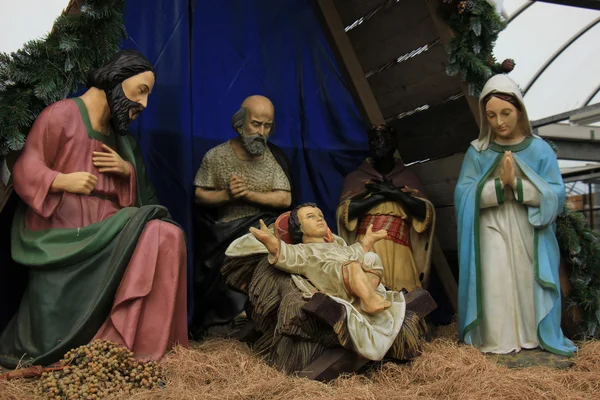 Christmas nativity scene — Stock Photo, Image