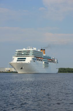 Velsen, Hollanda, 4 Haziran 2016: Costa Neo Romantica Tarih