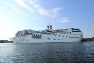 Velsen, Hollanda, 4 Haziran 2016: Costa Neo Romantica Tarih