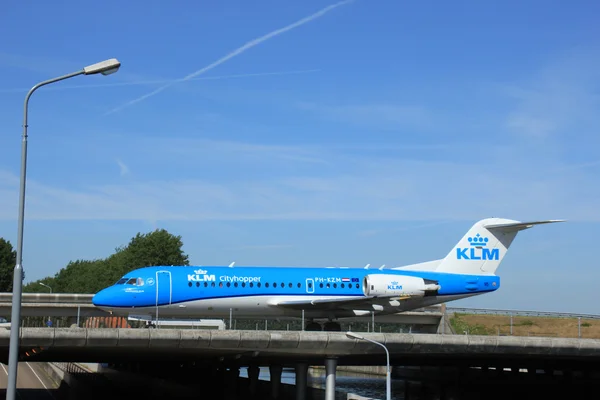 Amsterdam, the Netherlands - June 9th 2016:PH-KZM KLM  Fokker F7 — Stock Photo, Image