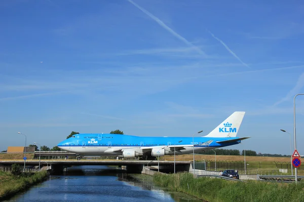 Amsterdam, Nederland - 9 juni 2016: Ph-Bfr Klm Boeing 74 — Stockfoto