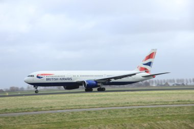 Amsterdam, Hollanda - 27 Mart 2015: G-Bnwx İngiliz 