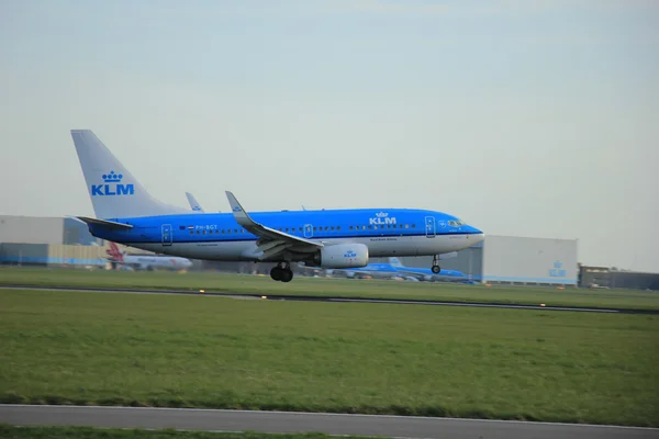 Amsterdam, Holandia, 11 kwietnia 2015: pH-BGT KLM Royal DUT — Zdjęcie stockowe