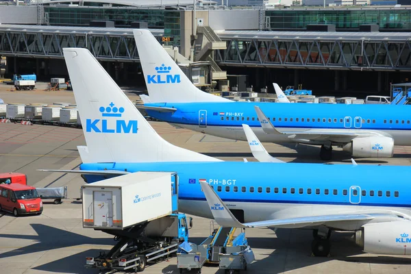 Amsterdam Niederlande - 13. Mai 2016: klm boeings 737 — Stockfoto