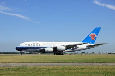 Amsterdam, Hollanda - 7 Ağustos 2015: B-6137 Çin Souther