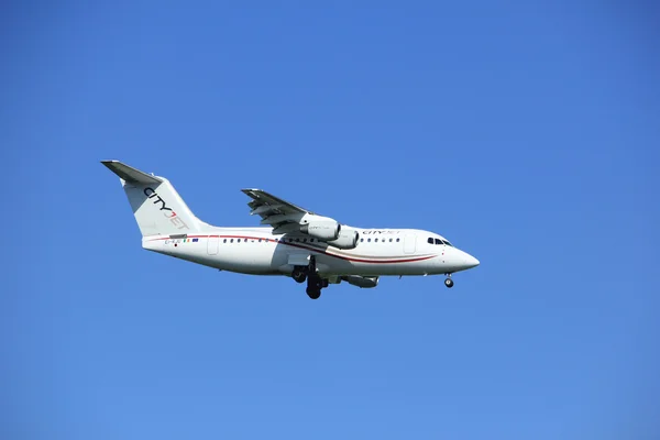 阿姆斯特丹的荷兰-2016 年 6 月 24 日︰ Ei Rju Cityjet — 图库照片