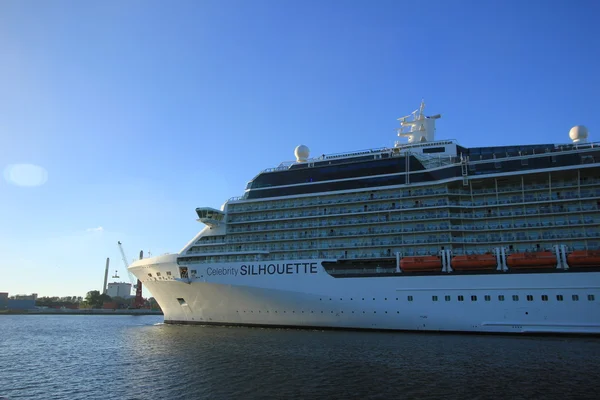 Velsen, The Netherlands - August 6th, 2016: Celebrity Silhouette — Stock Photo, Image