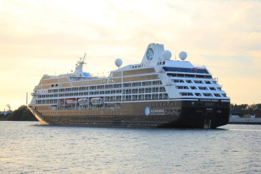 Velsen, Hollanda - Ağustos, 27 2016: Azamara Quest