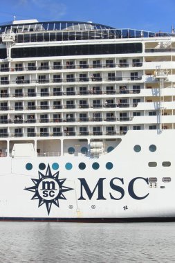 Velsen, Hollanda - 10th Eylül 2016: Msc Splendida