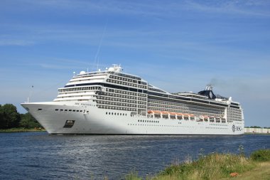 Velsen, Hollanda, 7 Temmuz 2014: msc magnifica