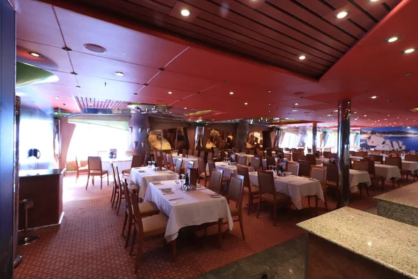 Marseille France September 25Th 2019 Costa Magica Cruise Ship Dining — Stock Photo, Image