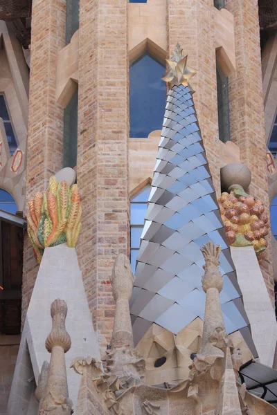 Барселона Испания Сентября 2019 Года Sagrada Familia Разработан Антони Гауди — стоковое фото